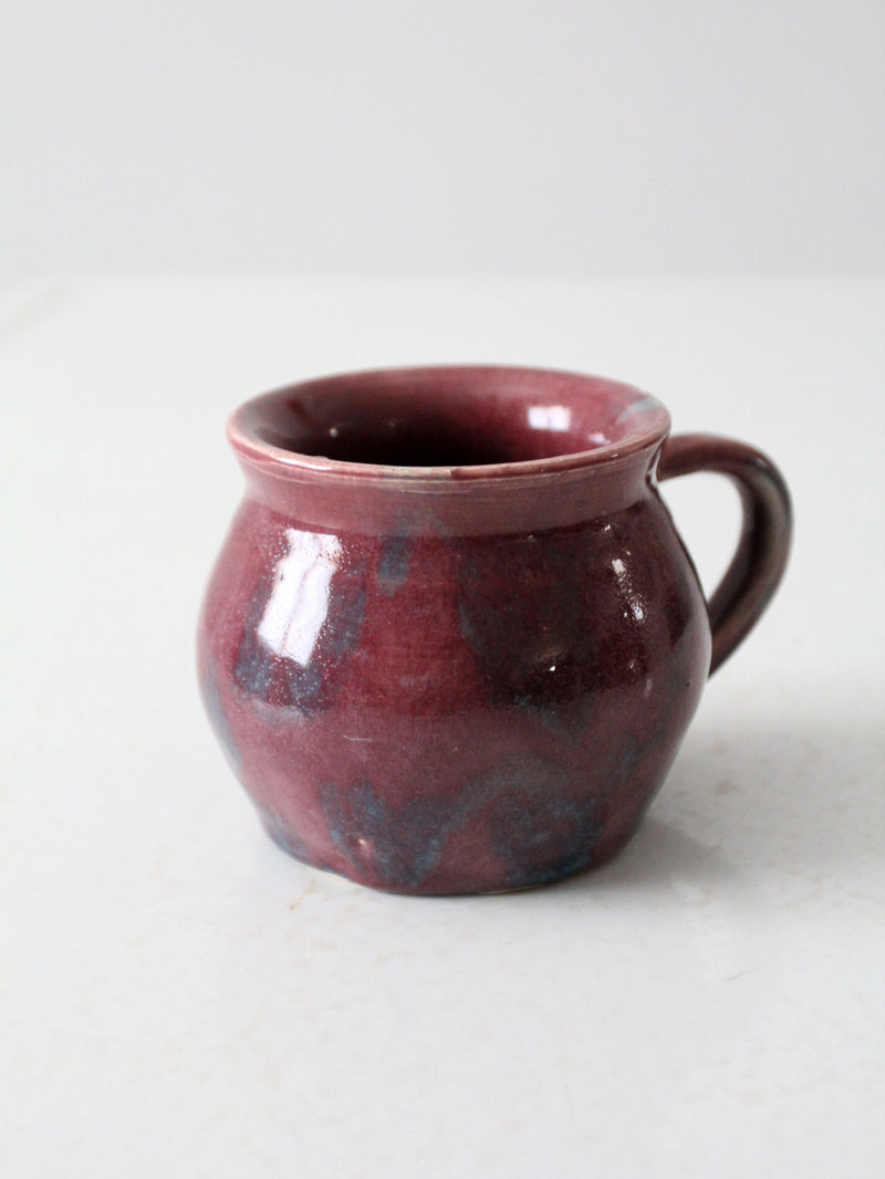 vintage studio pottery mug