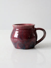 vintage studio pottery mug