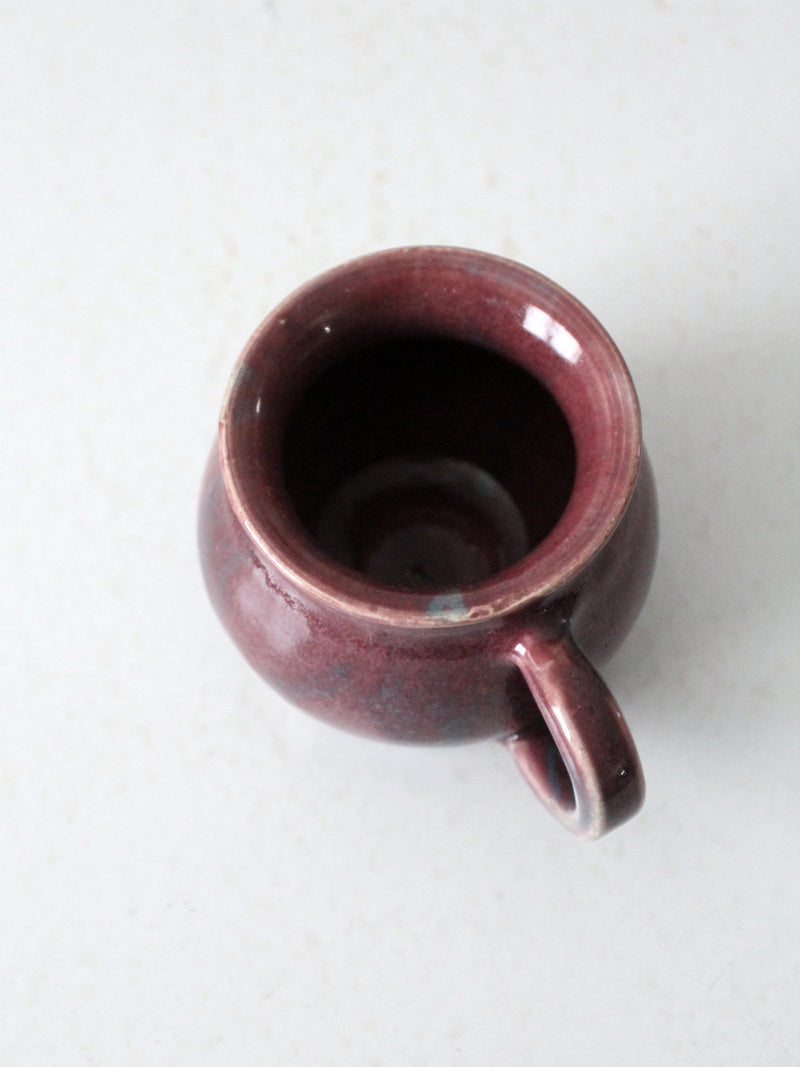 vintage studio pottery mug