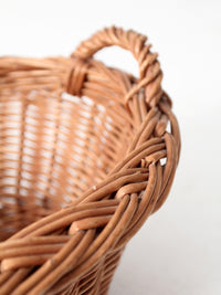 vintage woven harvest basket