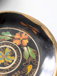 set of 6 Scandinavian rosemaling decorative plates