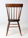 antique plank seat primitive farmhouse chair