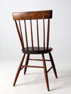 antique plank seat primitive farmhouse chair