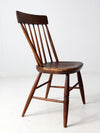 antique plank seat primitive farmhouse chair