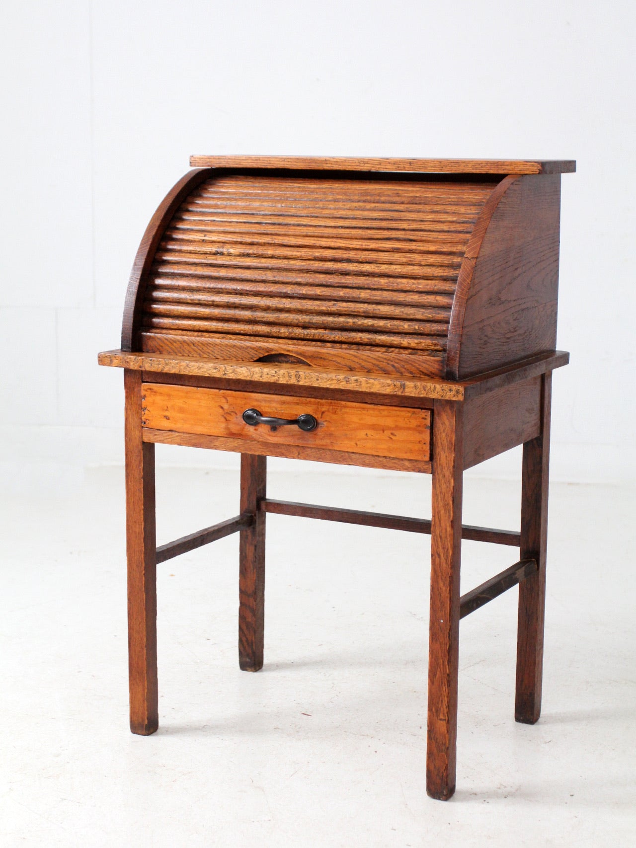 antique child's roll-top secretary desk – 86 Vintage