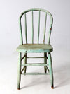 antique Koenig Furniture spindle back chair