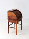 antique child's roll-top secretary desk