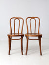 vintage bentwood chair pair