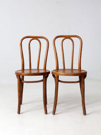 vintage bentwood chair pair