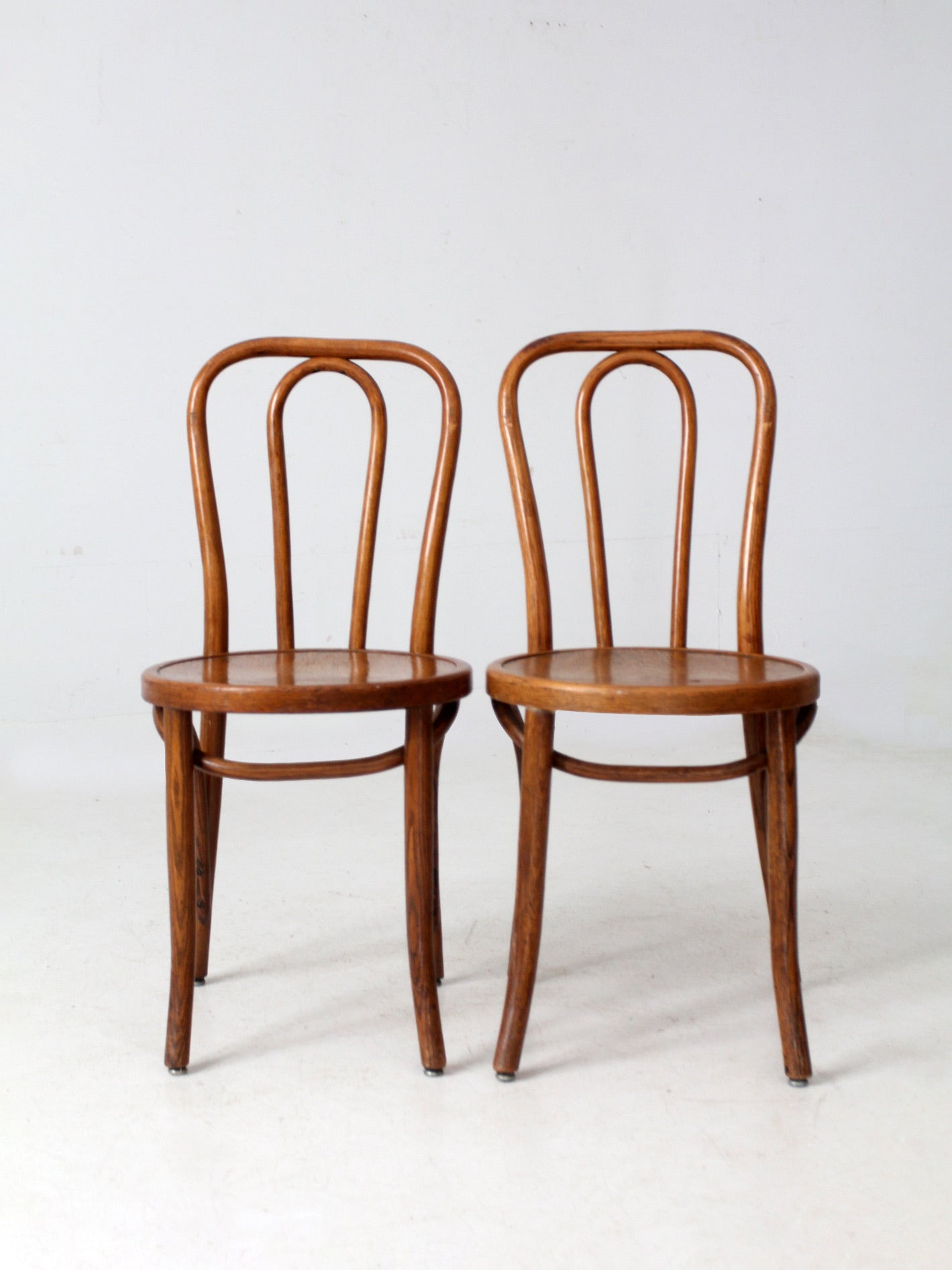 vintage bentwood chair pair