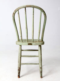 antique Koenig Furniture spindle back chair