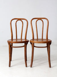 vintage bentwood chair pair