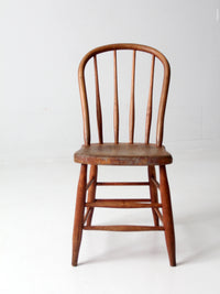 antique spindle back chair