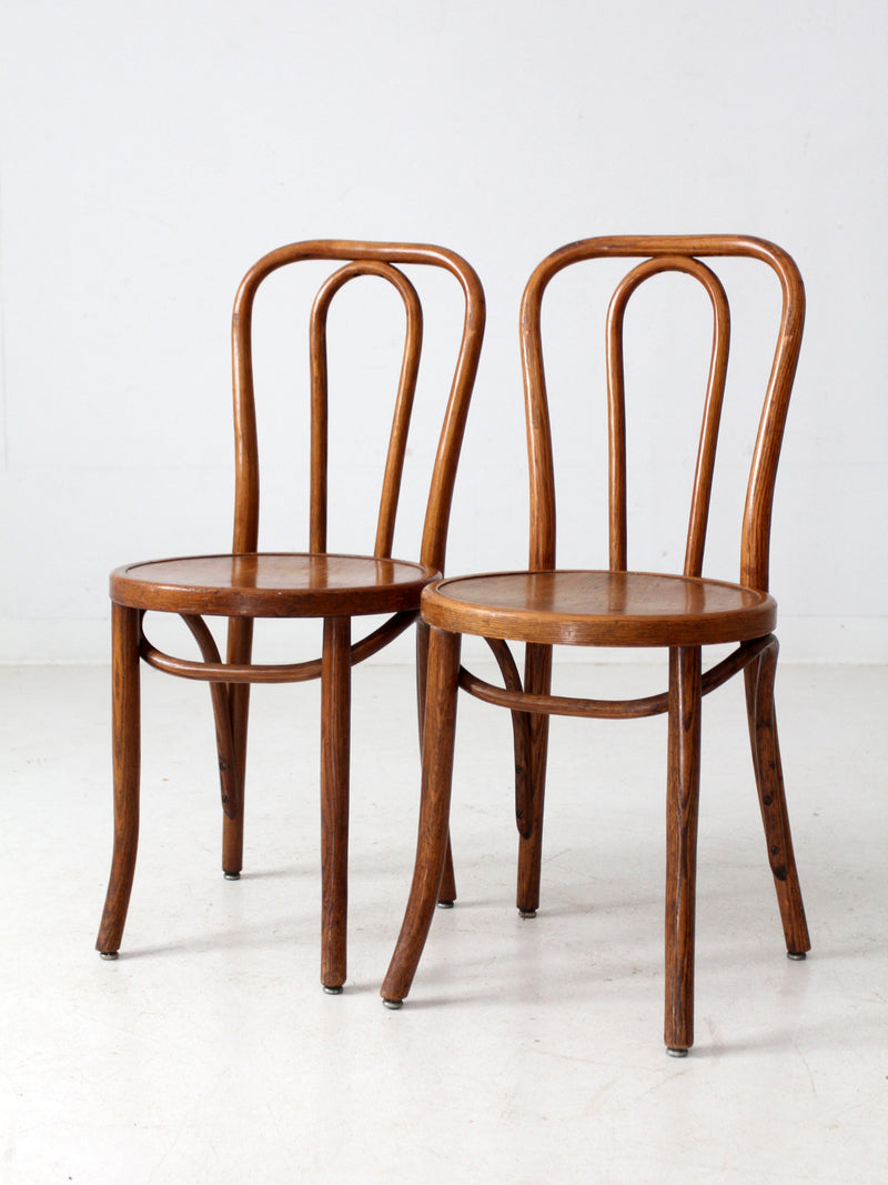 vintage bentwood chair pair