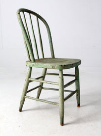 antique Koenig Furniture spindle back chair