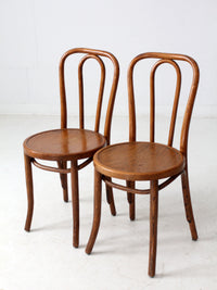 vintage bentwood chair pair