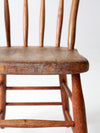 antique spindle back chair