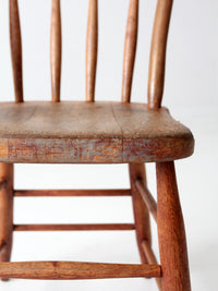 antique spindle back chair