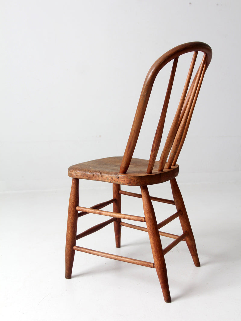 antique spindle back chair