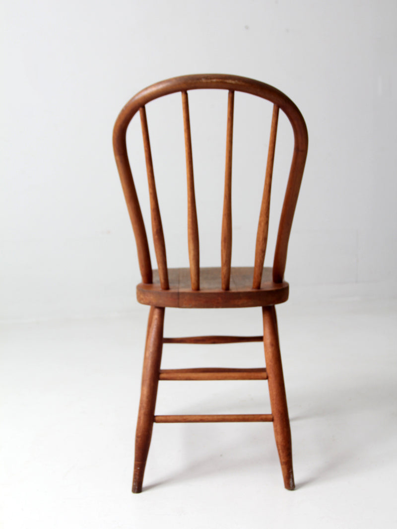 antique spindle back chair