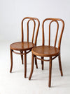 vintage bentwood chair pair