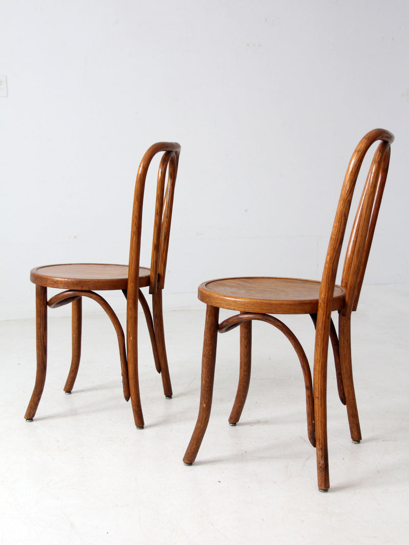 vintage bentwood chair pair