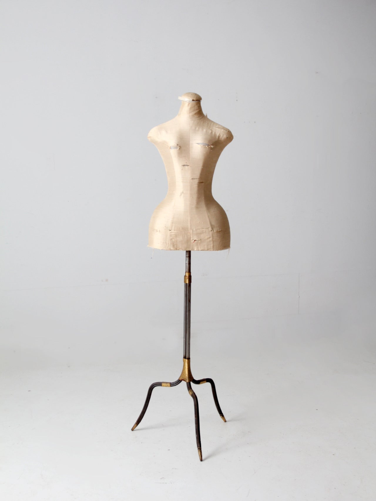 gold or black dress illusion Vintage 1960s Gold Brocade Floral Mini Dress, XS