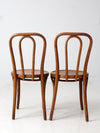 vintage bentwood chair pair