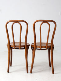 vintage bentwood chair pair