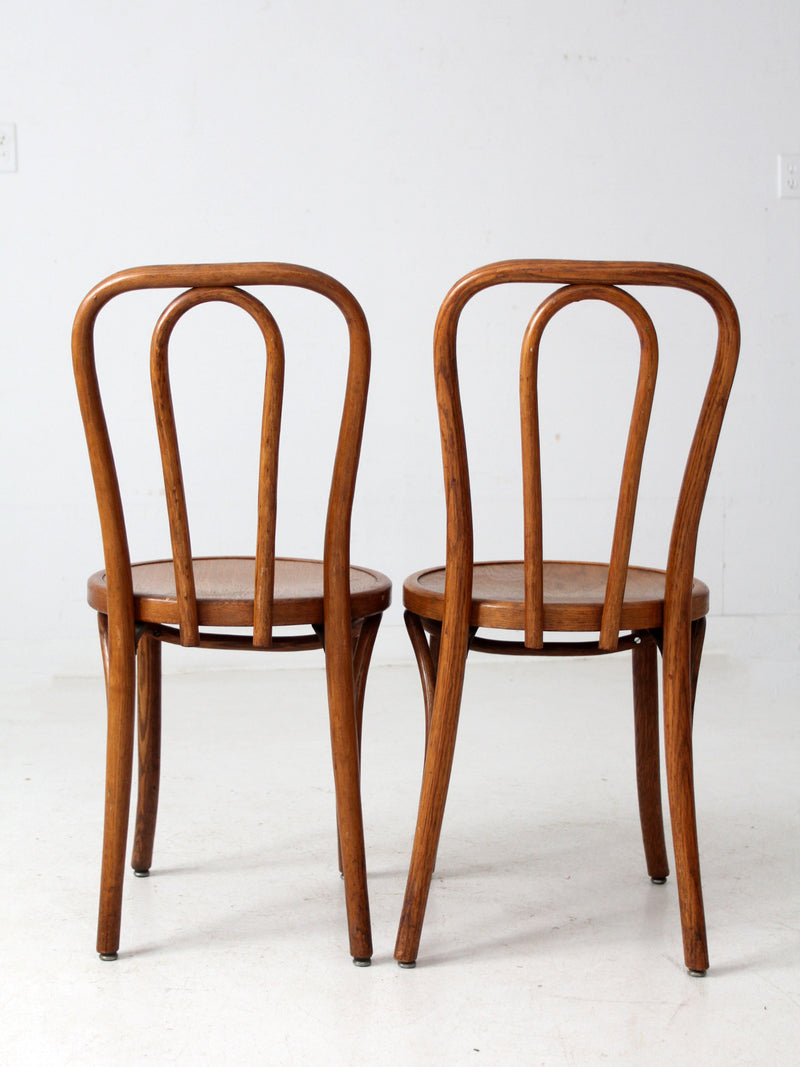 vintage bentwood chair pair