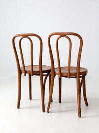 vintage bentwood chair pair