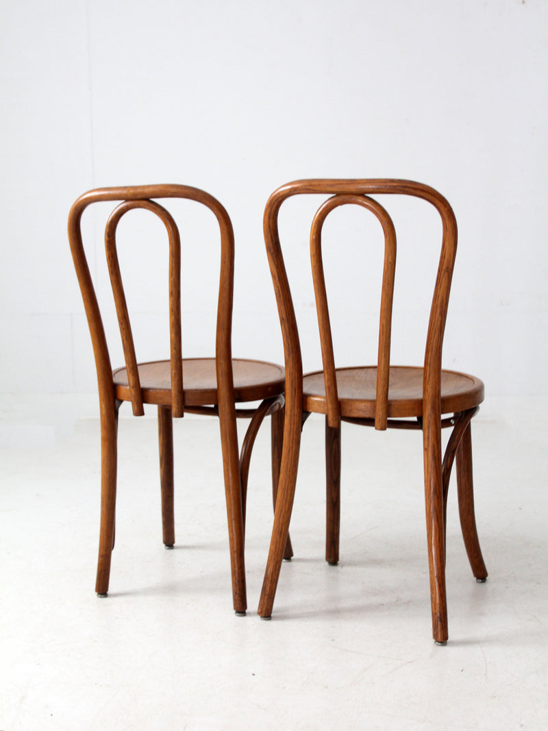 vintage bentwood chair pair