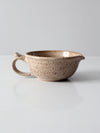 vintage studio pottery batter bowl pitcher
