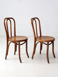 vintage bentwood chair pair