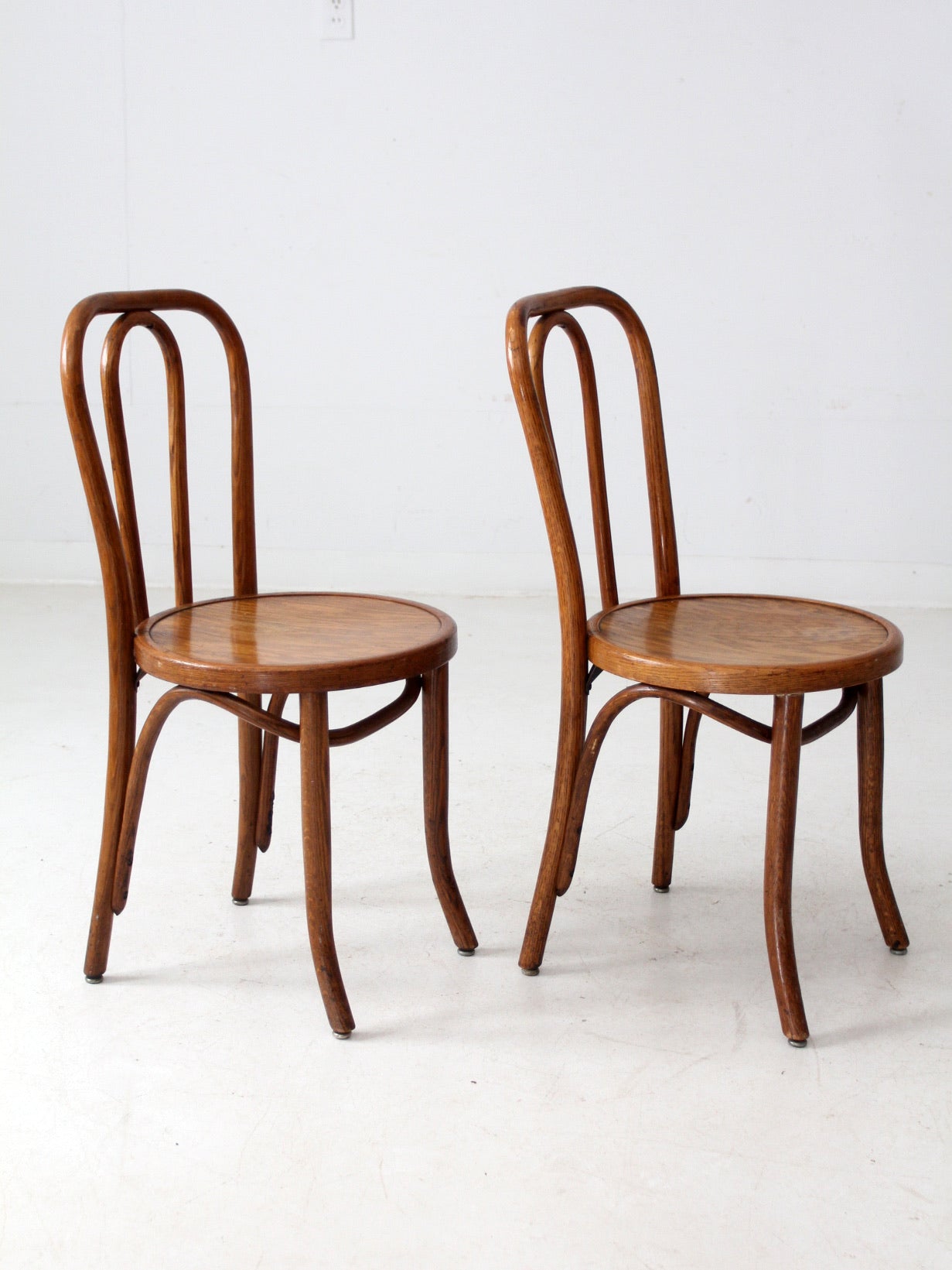 vintage bentwood chair pair