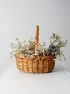 vintage wicker basket