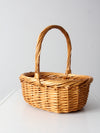 vintage wicker basket