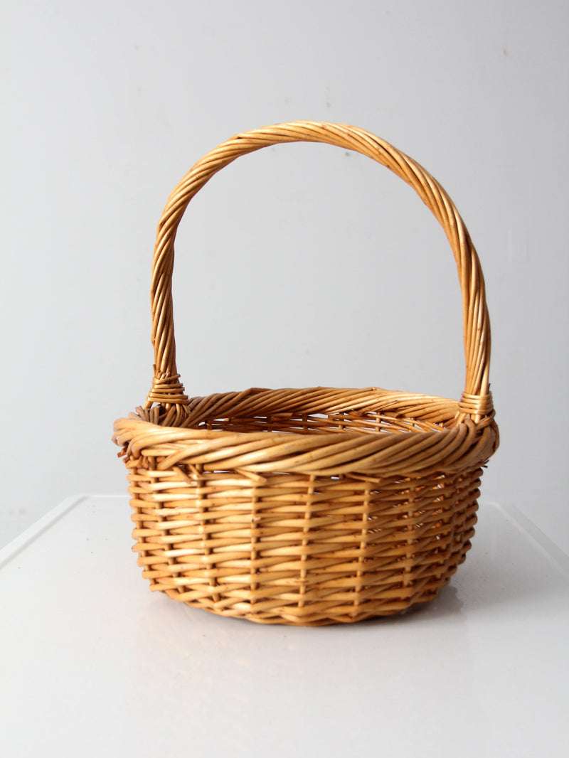 vintage wicker basket