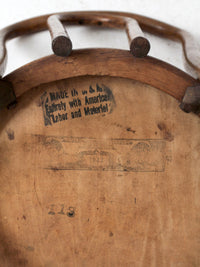 vintage bentwood chair pair