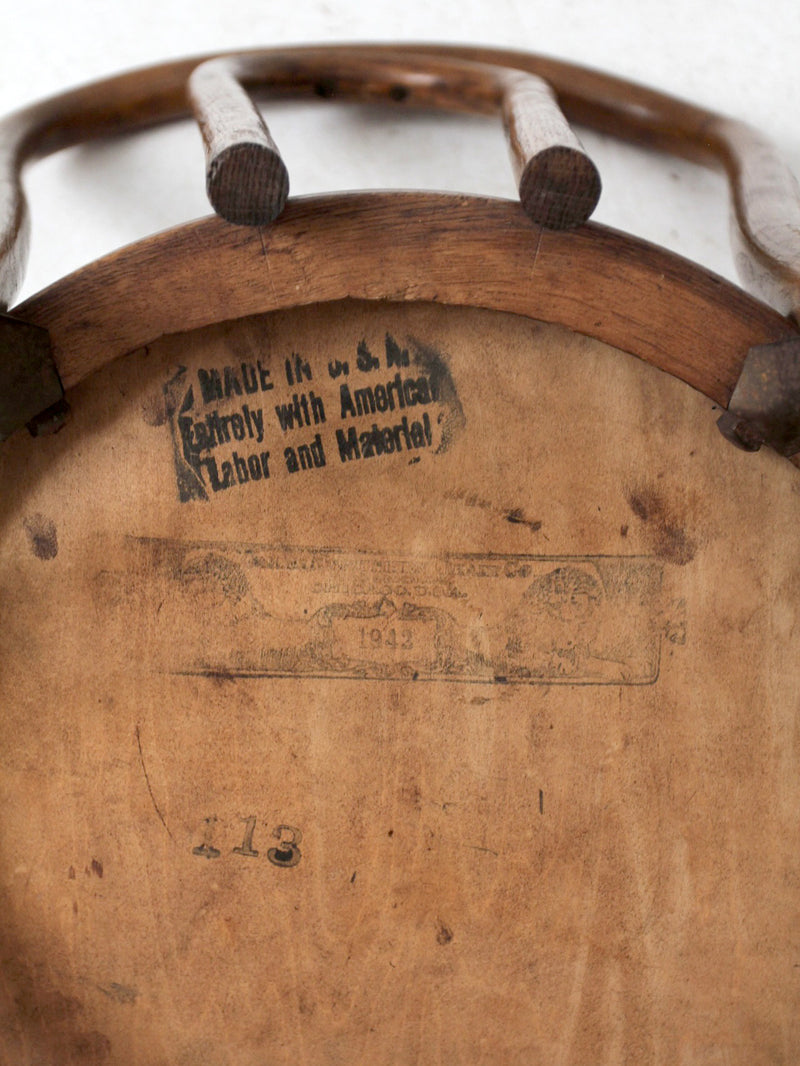 vintage bentwood chair pair