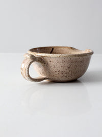 vintage studio pottery batter bowl pitcher