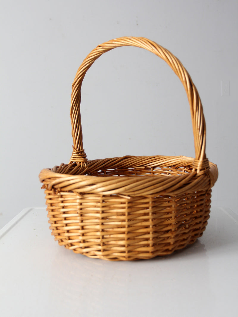 vintage wicker basket