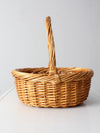 vintage wicker basket