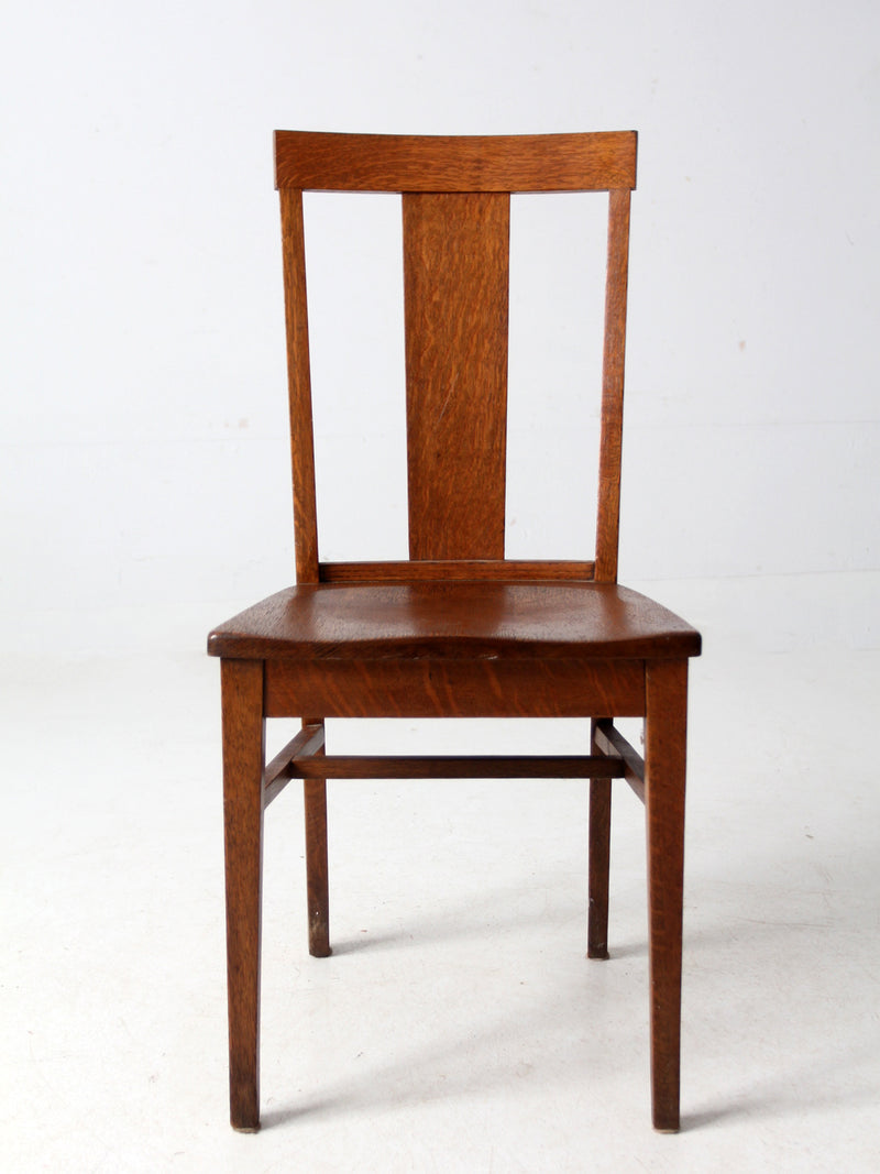 antique Mission style oak chair