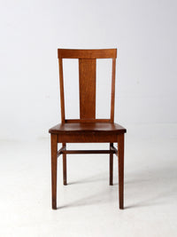 antique Mission style oak chair