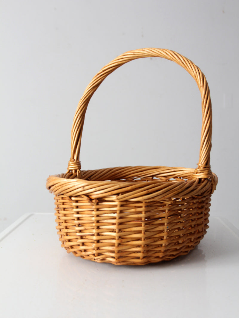 vintage wicker basket