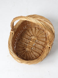 vintage wicker basket