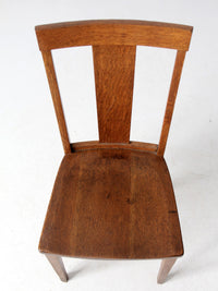 antique Mission style oak chair
