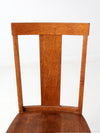 antique Mission style oak chair