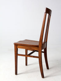 antique Mission style oak chair